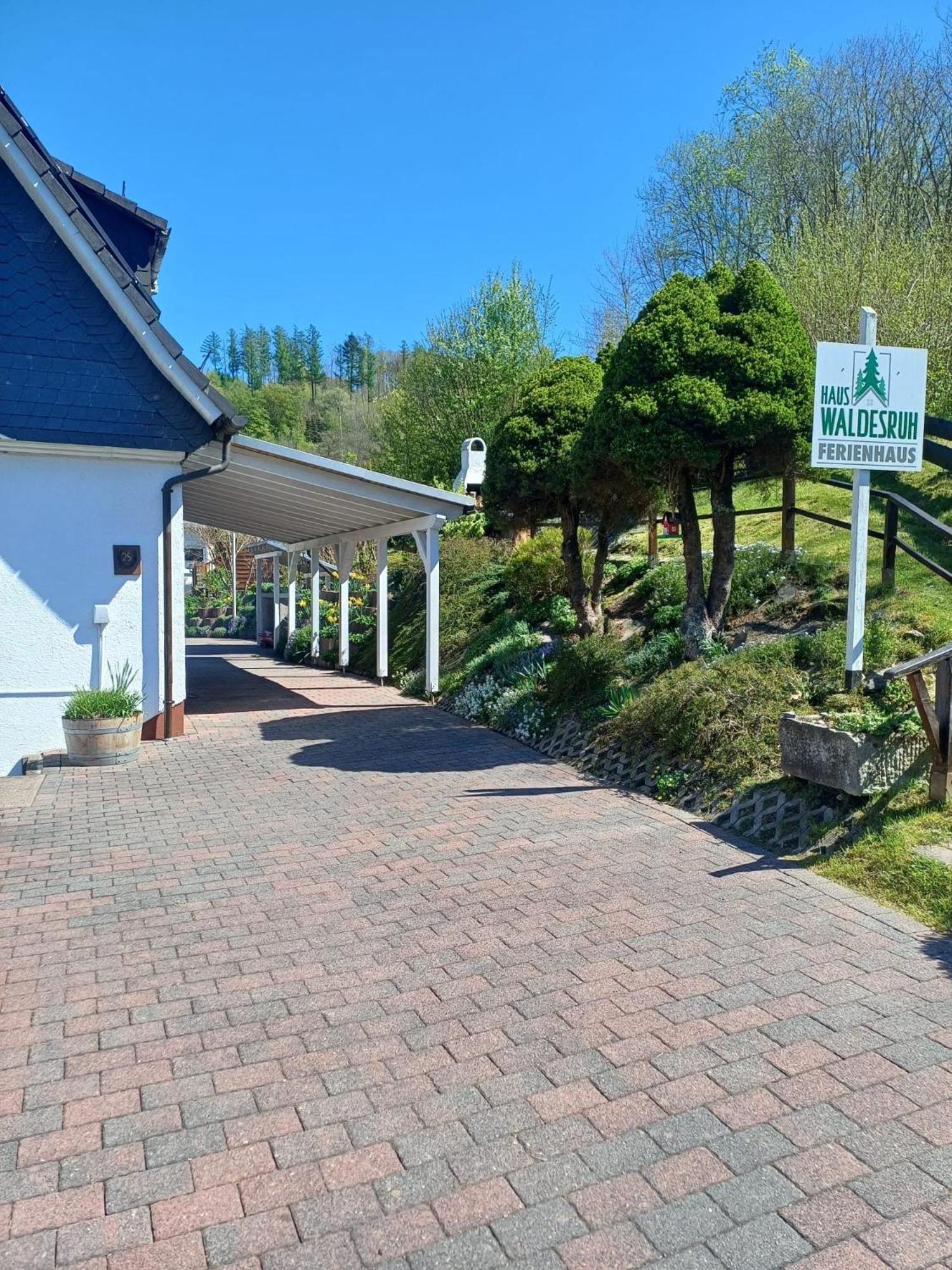 レンネシュタット Haus Waldesruhヴィラ エクステリア 写真